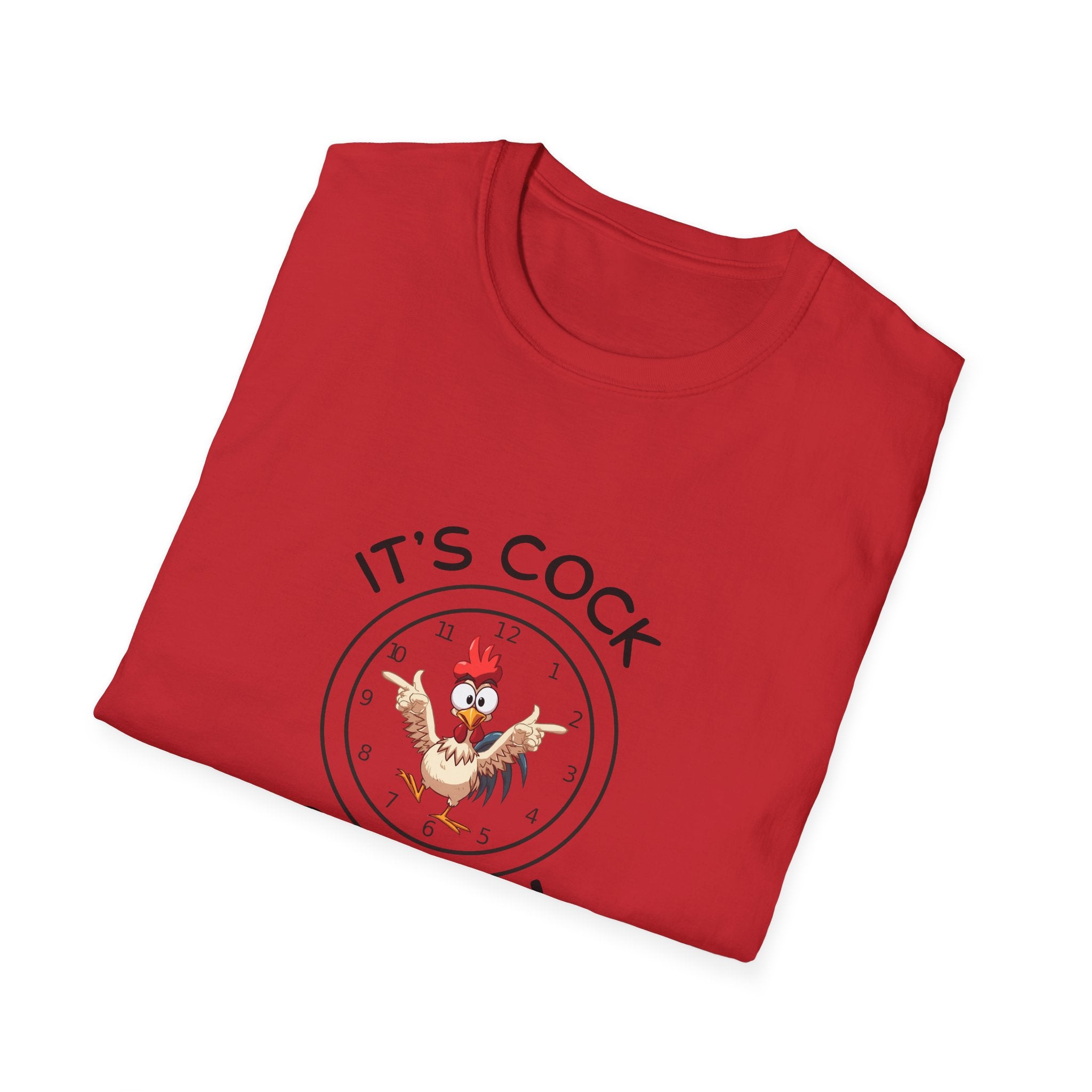 Cock O'Clock T-Shirt — Rooster Unisex Graphic Tee – Jake's Chicken
