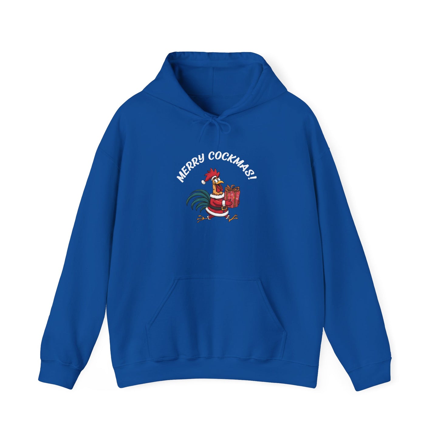 Merry Cockmas Pullover Hoodie — Unisex Graphic Sweatshirt