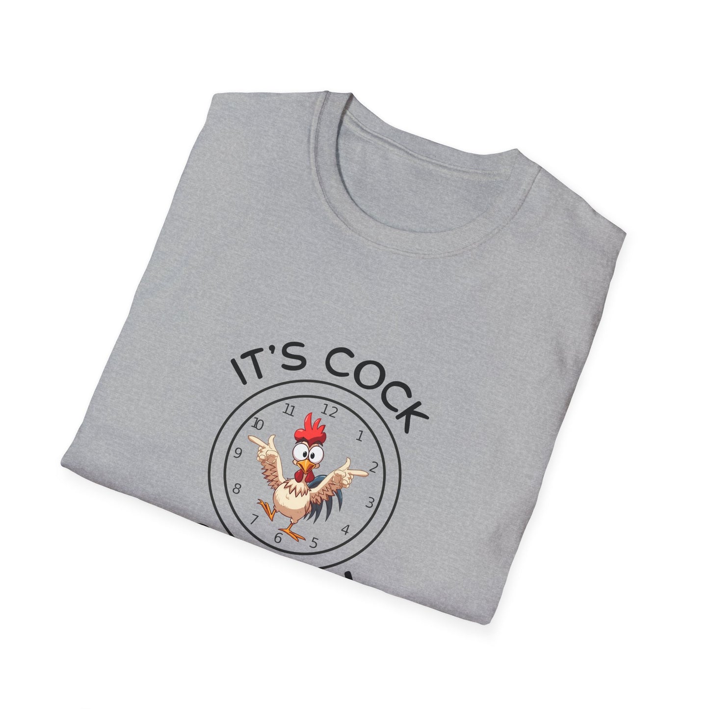 Cock O'Clock T-Shirt — Rooster Unisex Graphic Tee