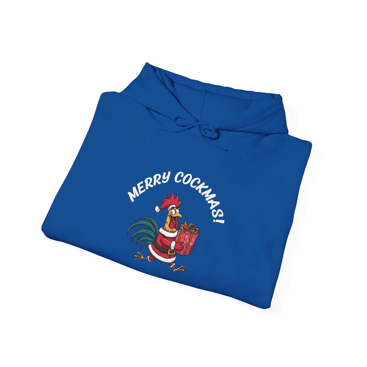 Merry Cockmas Pullover Hoodie — Unisex Graphic Sweatshirt