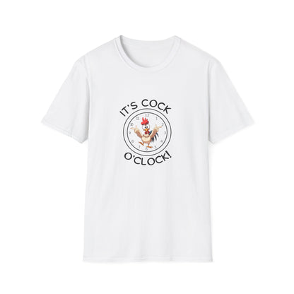 Cock O'Clock T-Shirt — Rooster Unisex Graphic Tee