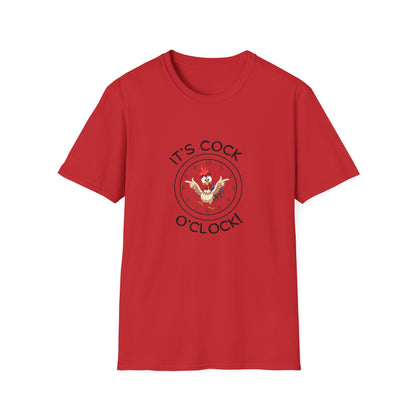 Cock O'Clock T-Shirt — Rooster Unisex Graphic Tee
